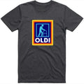 Fathers Day Gift Mens Funny T-Shirt Oldi Parody Gift Summer Men's and Women's Loose and Breathable T-shirt Top