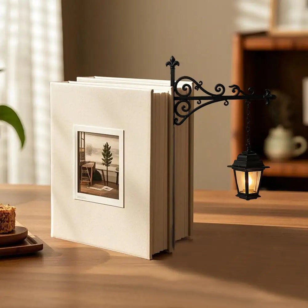 Bookshelf Lamp Library Lantern Light Library Lantern Bookshelf Light Vintage Reading Nook Led Night Lamp Decorative for Home