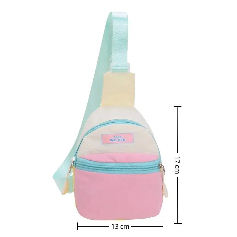 Kids Adjustable Crossbody Bag, Lightweight Durable Chest Pack with Multiple Pockets for School, Travel & Daily Adventures