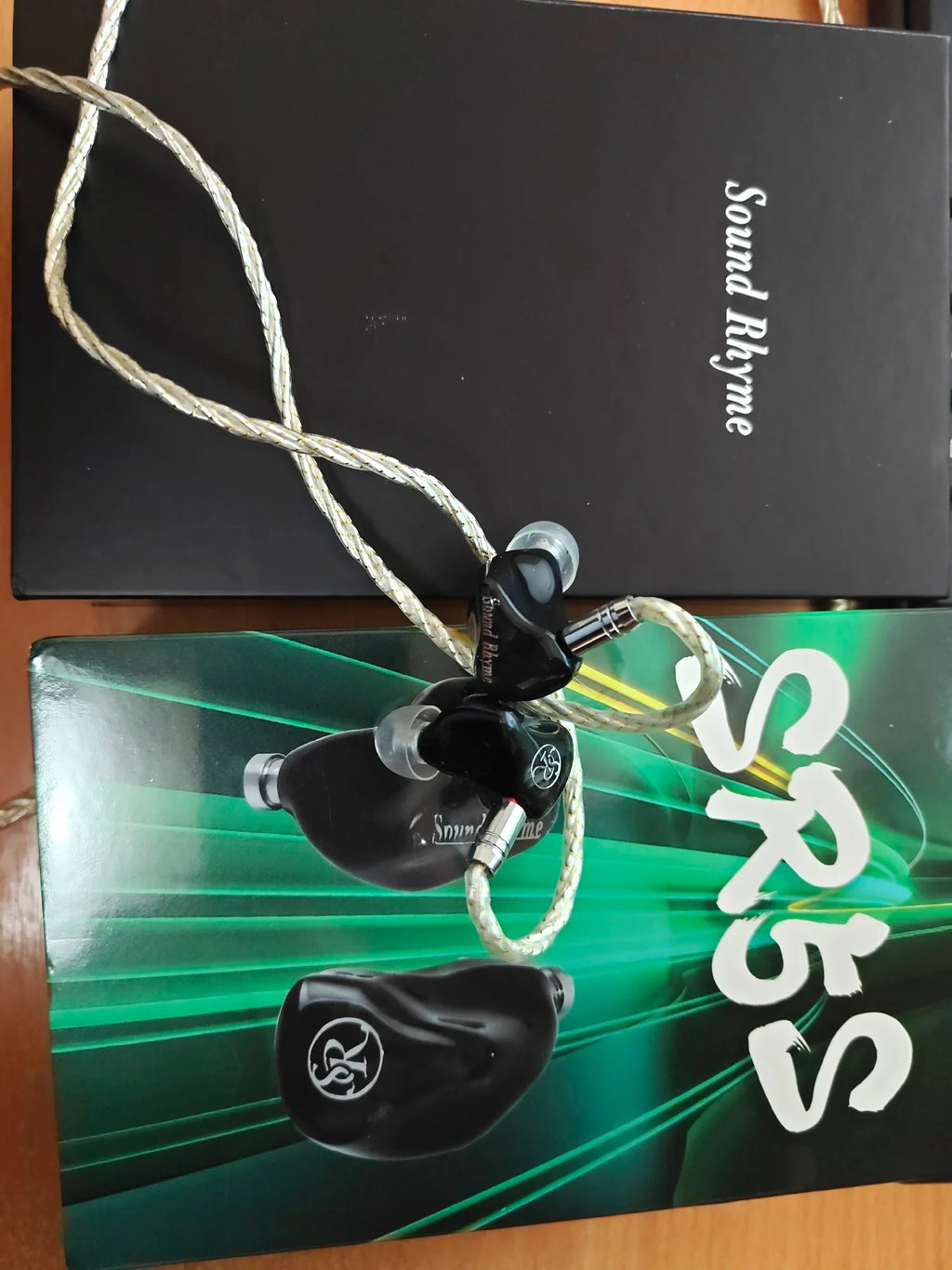 Newest Sound Rhyme SR5S HI-FI Earphones 4BA+1 Dynamic Driver Hybrid Upgrade Headset Earbuds Wired In-ear Earphones IEMs