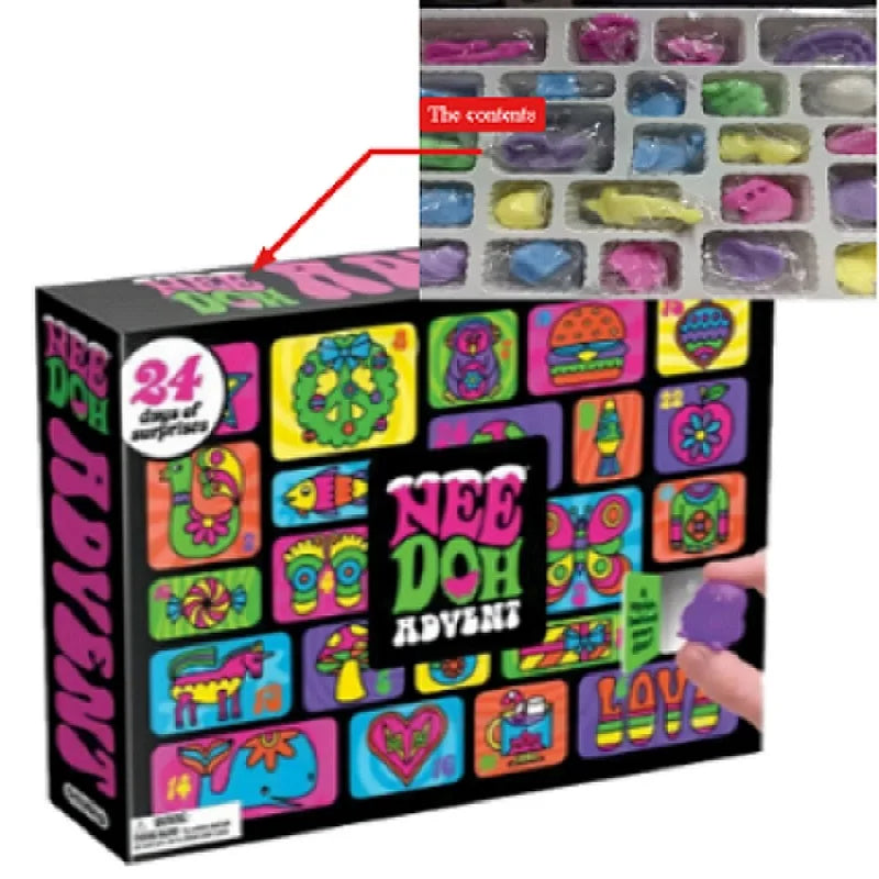 Christmas countdown calendar: 24-day surprise series, small tactile gift boxes suitable for children and adults,