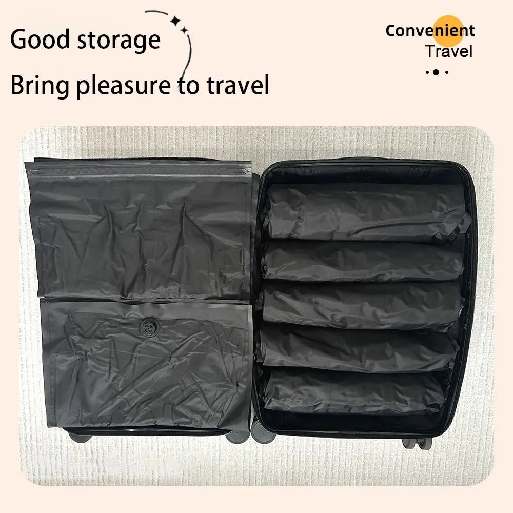 Luggage Vacuum Storage Bag Reusable Hand Roll Vacuum Bags for Travel Waterproof Vacuum Compression Bag Space Saver