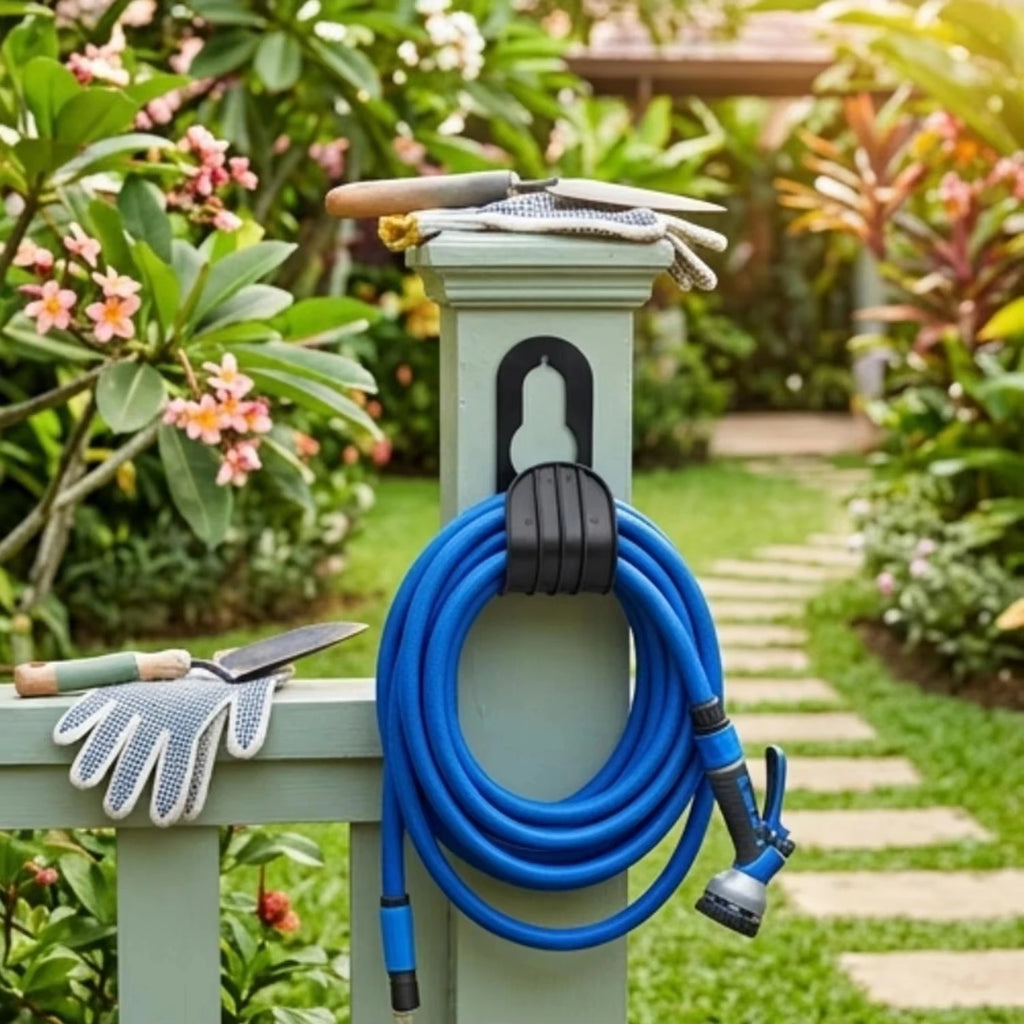 For Outdoor Lawn Care Space Saving Wall Mounted Garden Hose Bracket Is An Choice and Gardening Tools Storage Hook Indoor Wall
