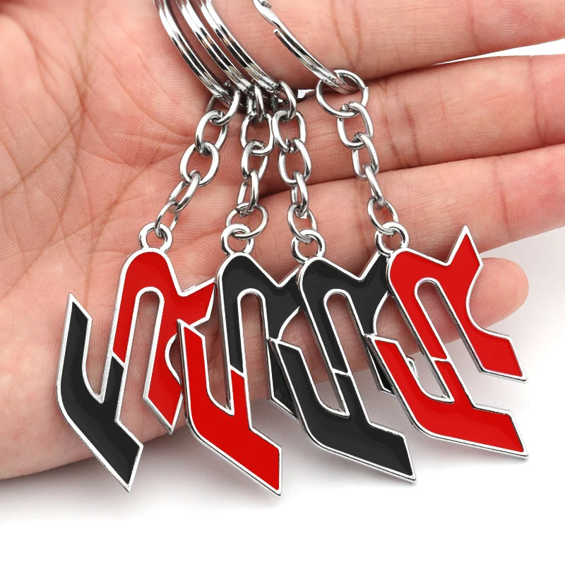 Car Keychain FR Keyring Key Chain Ring Holder Badge for Seat Alhambra Leon Ateca Arona Altea ltea Cupra e-Racer Toledo Exeo