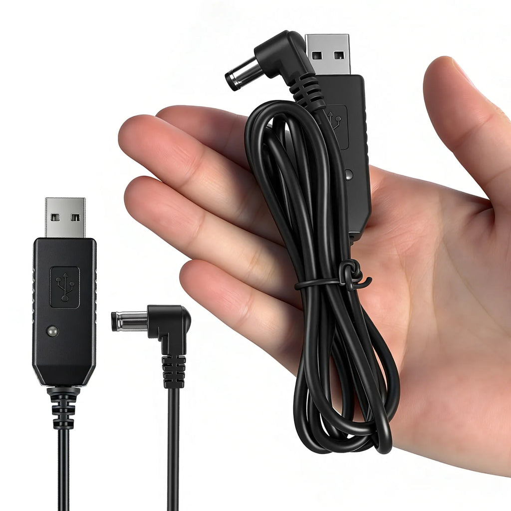 USB Charger Cable For Baofeng UV-5R UV-82 UV-9R BF-F8HP Plus UV-82HP UV-5X3 Charger Base Orginal USB Charging Line