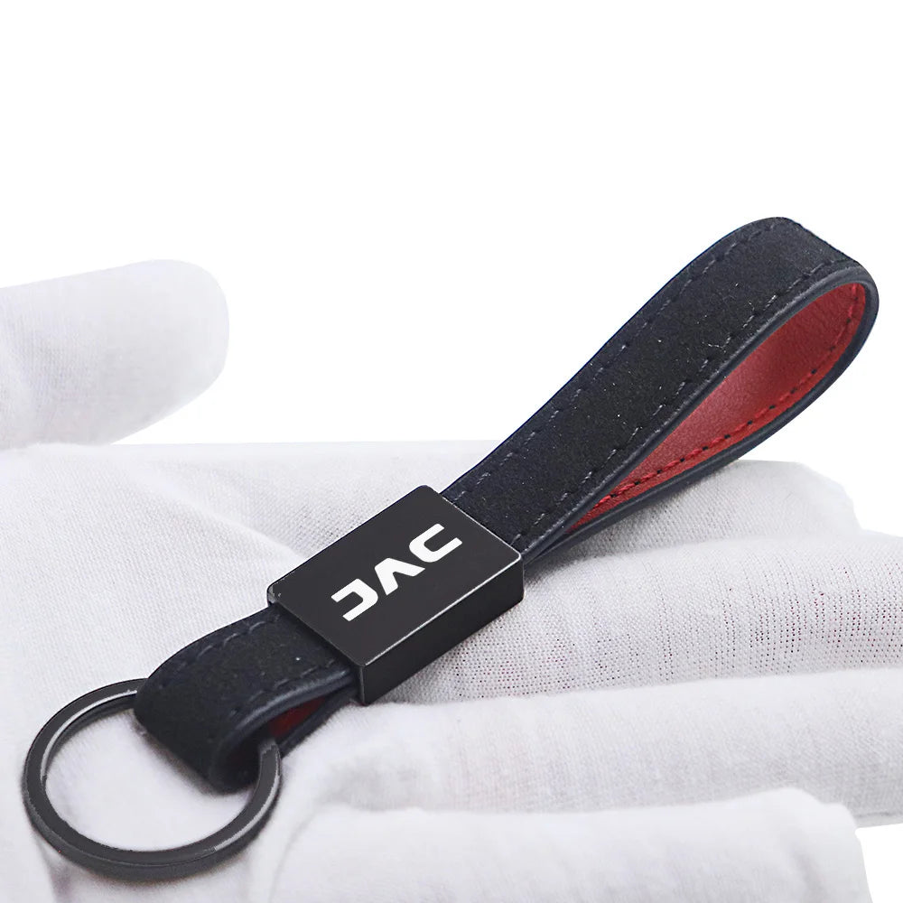 for jac nk j4 J5 j7 Saloon SEI 2 3 7 JS3 JS4 JS2 KN KR1 QX REFINE S2 S3 S4 S5 car key chain leather keychain Car Accessories