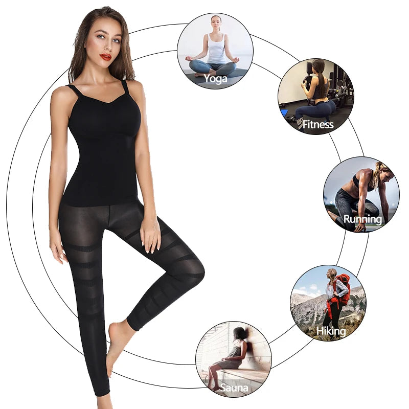 Women Legging High Waist New Leggins Tummy Control Panties Waist Trainer Slimming Pants Body Shaper Thigh Sculpting Slimmer