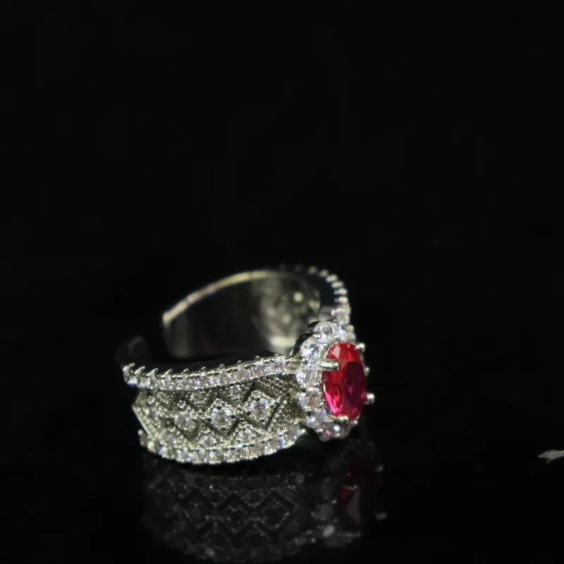 New Exquisite Red Ring, Daily Versatile Jewelry.