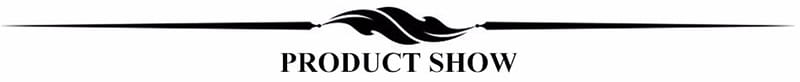 Black decorative flourish above the text product show highlighting a women office blazer tailored single button jacket.