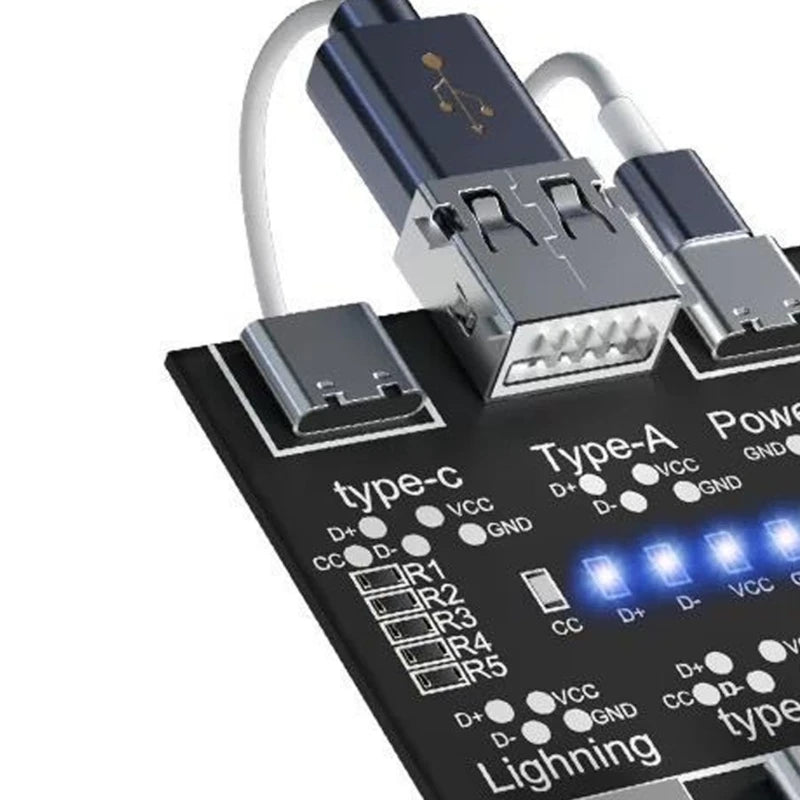 USB C Charging Cable Analyzers For Smartphone Devices Type C Port Testing And Electrical DIY Maintenance 896C