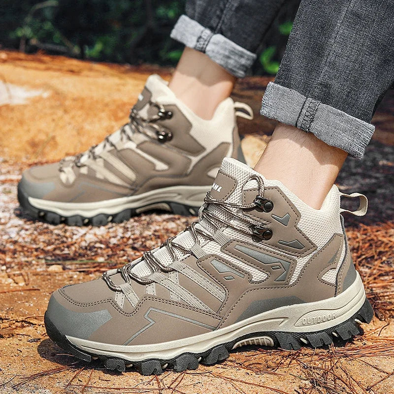 2025 New Hiking Shoes Camping Boots Ladies Waterproof Unisex Outdoor Hiking Sports Shoes Walking Shoes Non-slip Hiking Shoes