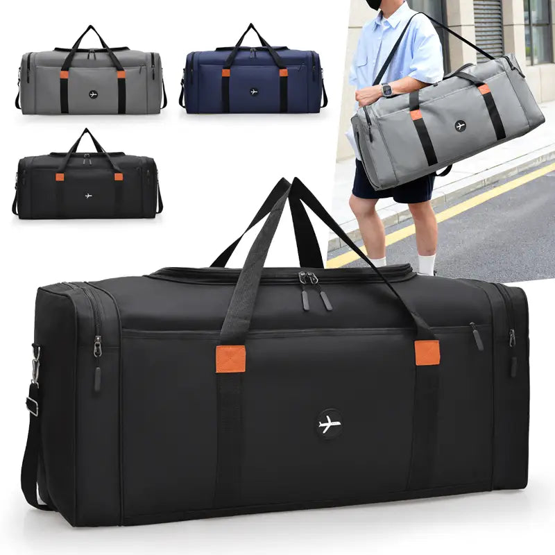 Travel Bag Storage, Sports Luggage Bag for Men, Travel and Moving Crossbody Bag