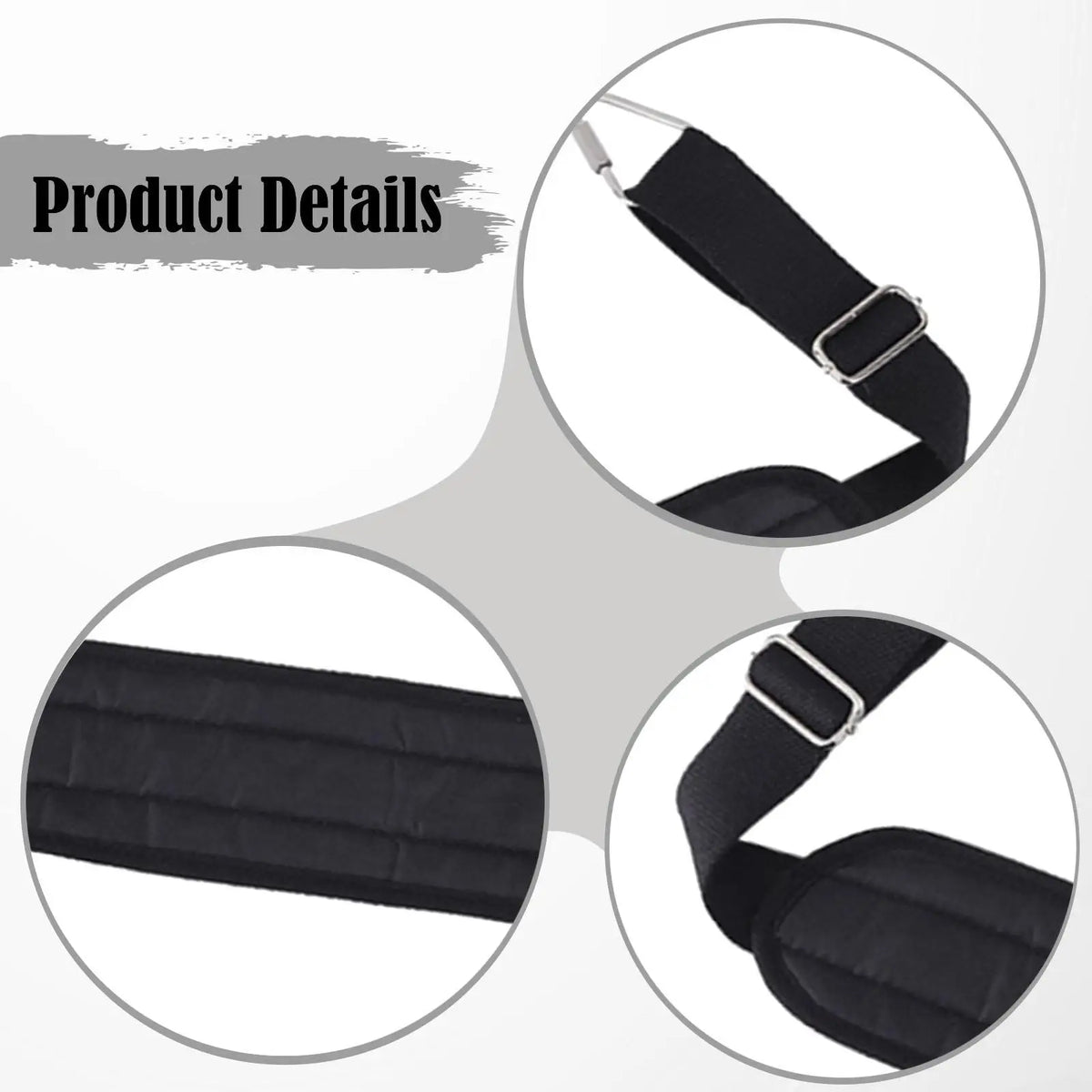 Pilates Foot Strap Adjustable Length Core Training Leg Strap for Reformer for Full Body Arms Workout Gym Home