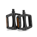 Cycling Accessories Road Mountain Bike Pedals Nylon PP Bicycle Pedals with Yellow Reflector