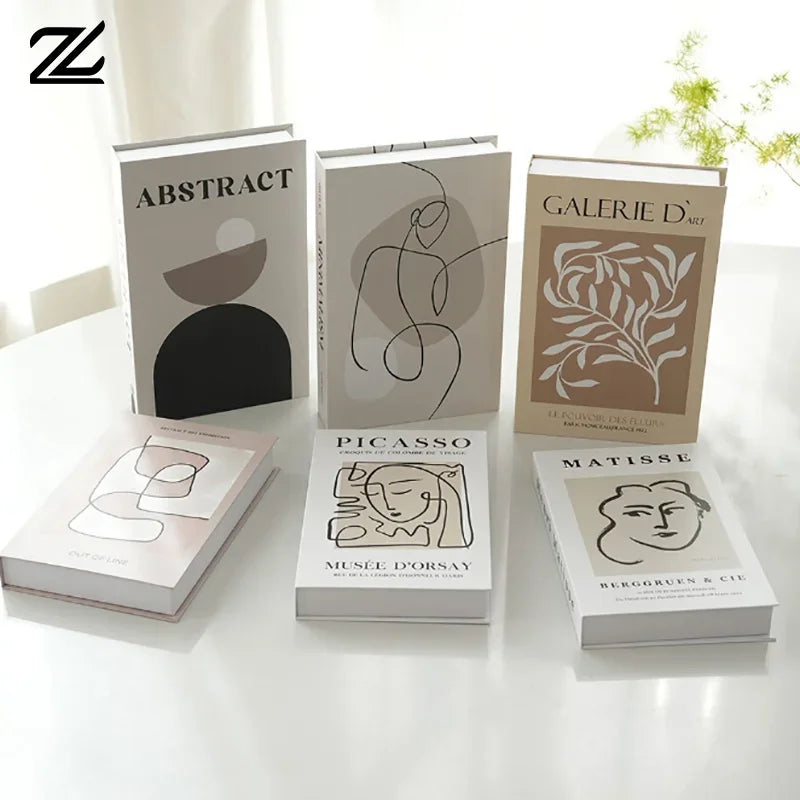 Open Luxury Fake Book Decor Fashion Paris Coffee Table Decor Books Interior Home Decor Coffee Table Bedroom Decorations