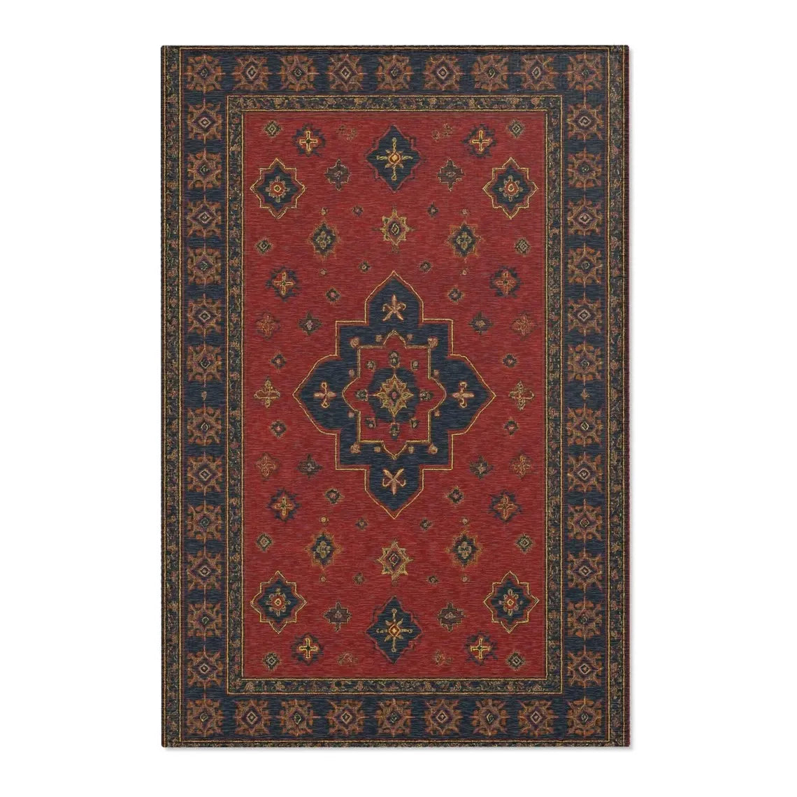 Vintage Turkish Area Rugs Bohemian Style Carpets for Living Room Bedroom Bathroom Decor Home Anti-slip Floor Mat