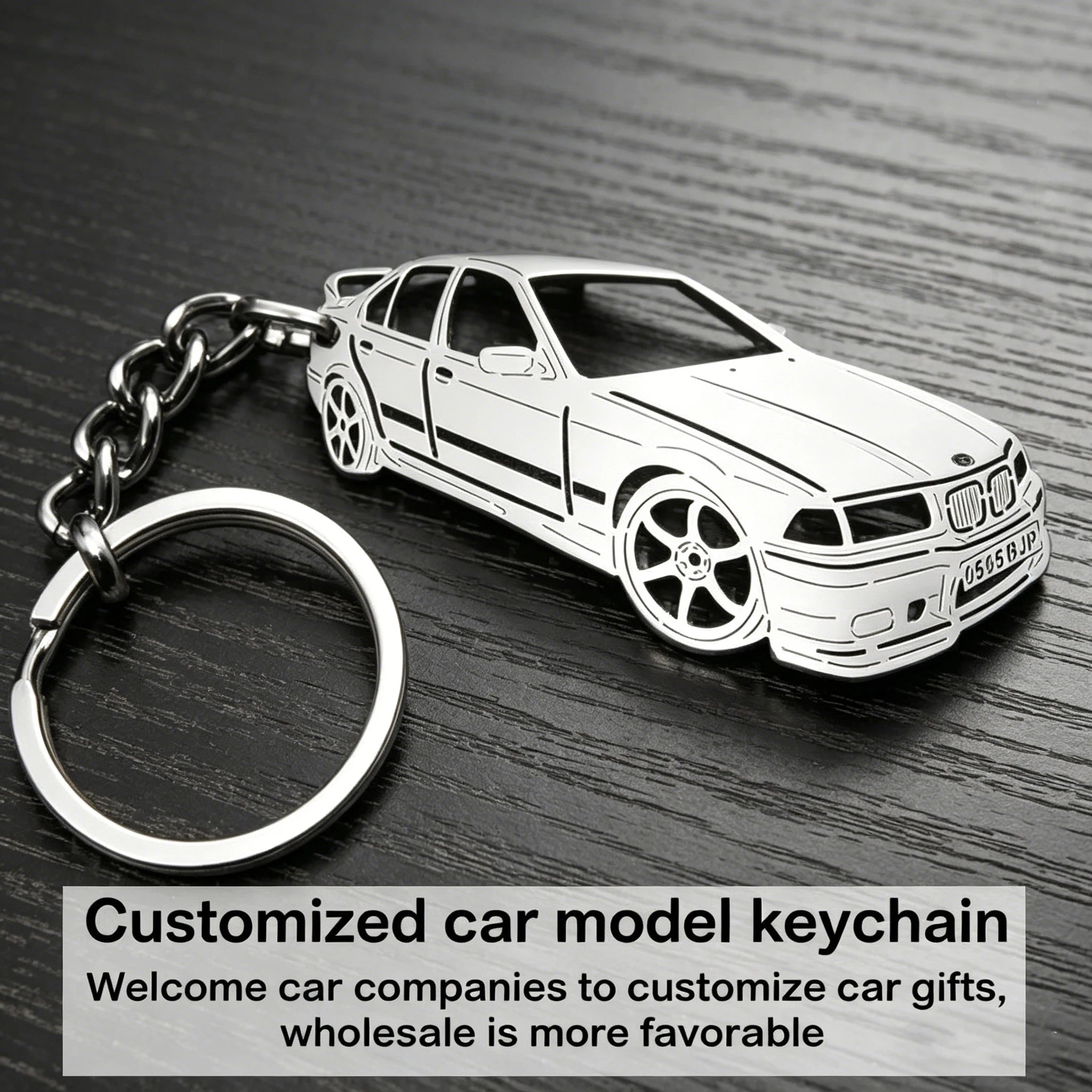 Wholesale customized car model keychains motorcycle model key pendants any car style you want custom logo gifts anniversary