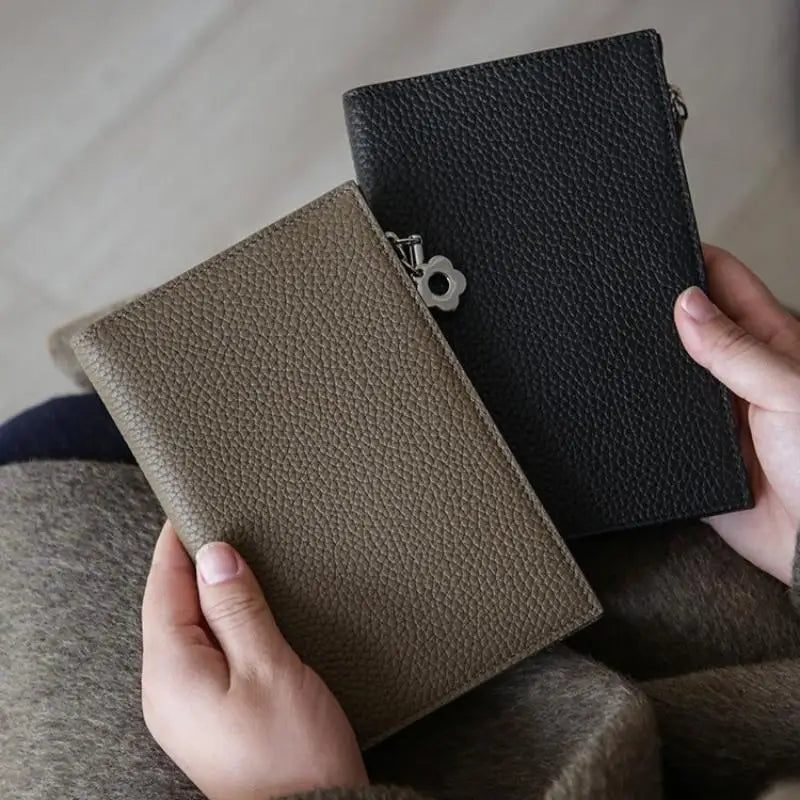 Business-Friendly Leather Wallet with Multi-Card Slots and Waterproof Features for Travel