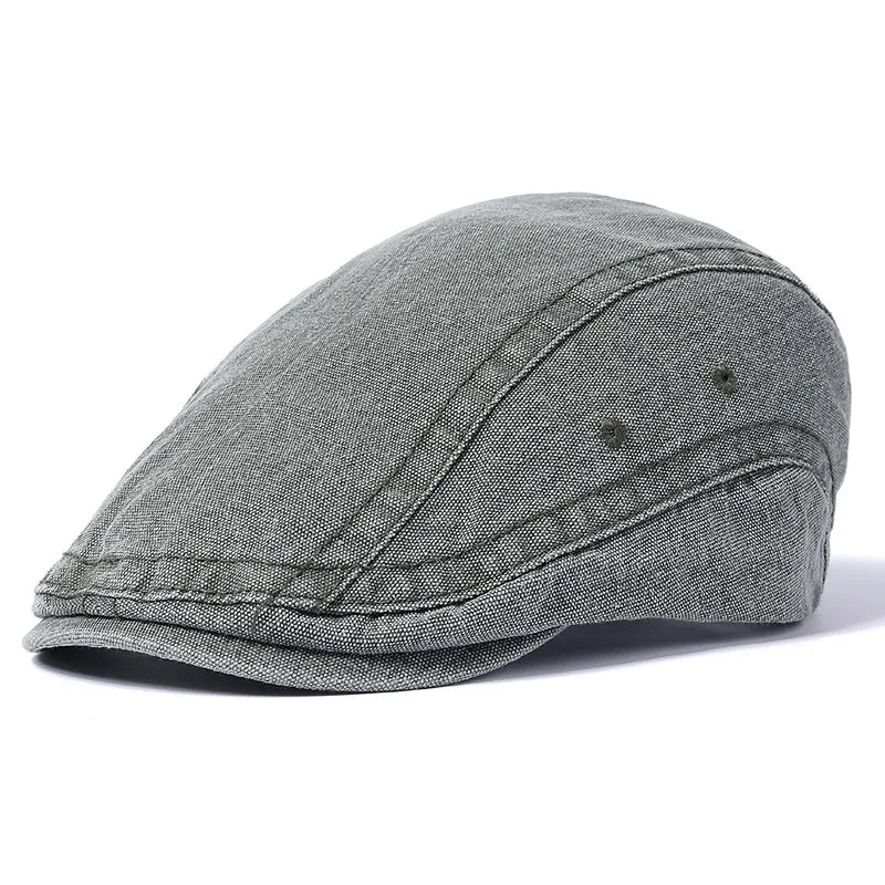 Washed Old Cap Men's British Retro Forward Hats Trendy European and American Hats Comfortable Fit Classic Style 58cm Adjustable