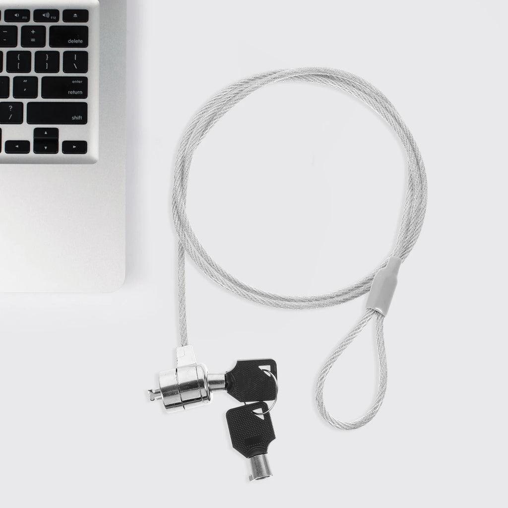 2 Sets Laptop Lock Flexible Security Cable Computer Locks With Keys Alloy Safe Wire Office Notebook Lock Security Cable Laptop