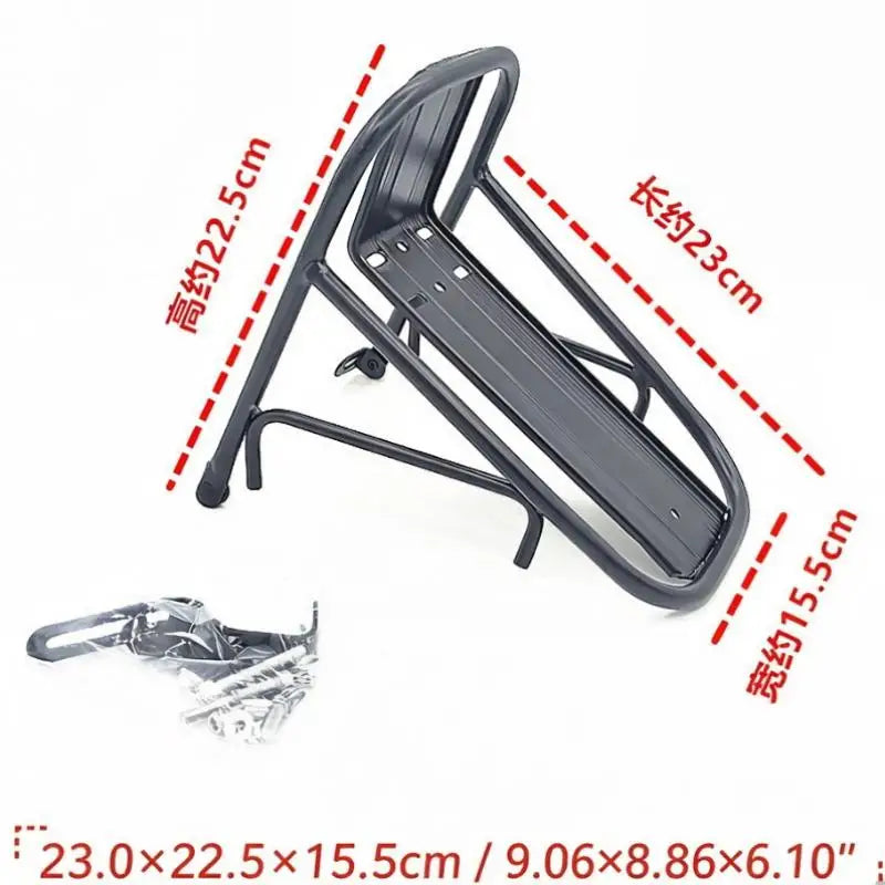 Aluminum Alloy Road Cycling Bike Front Rack Carrier Panniers Bag Luggage Shelf Bracket Trunk Bicycle Accessories