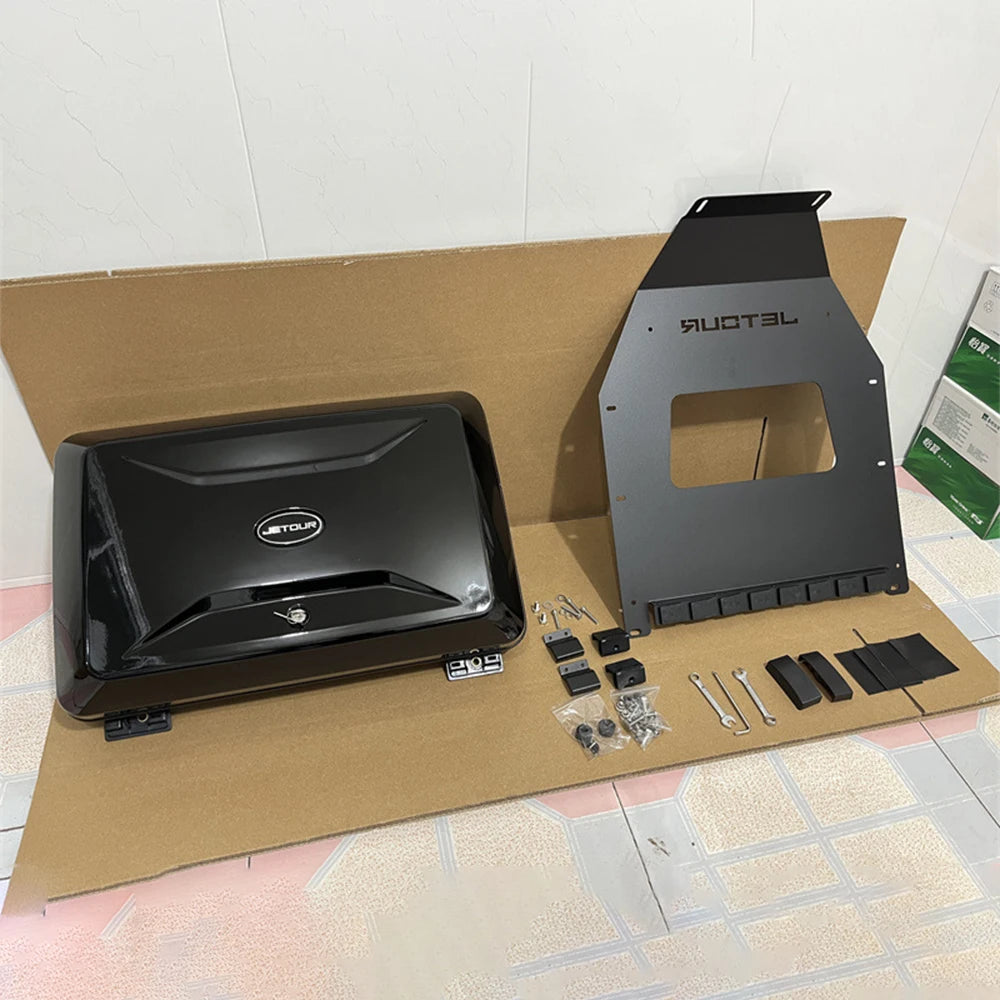 For Chery Jetour Traveller T2 2023 -2026 Car Side Backpack Roof Box Car Roof Rack Camperize Van Loop Exterior Accessories Parts