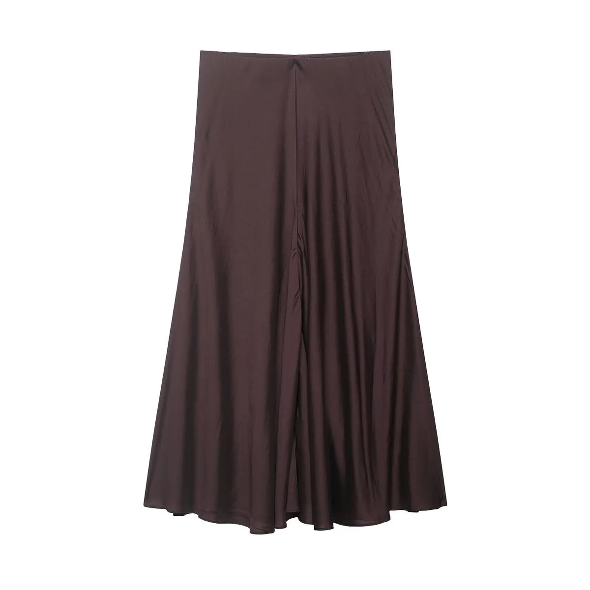 Women's Skirts 2026 Spring Summer Fashion Elastic Waist Flared Skirt Elegant Female A-line Skirt High Waist Casual Skirts