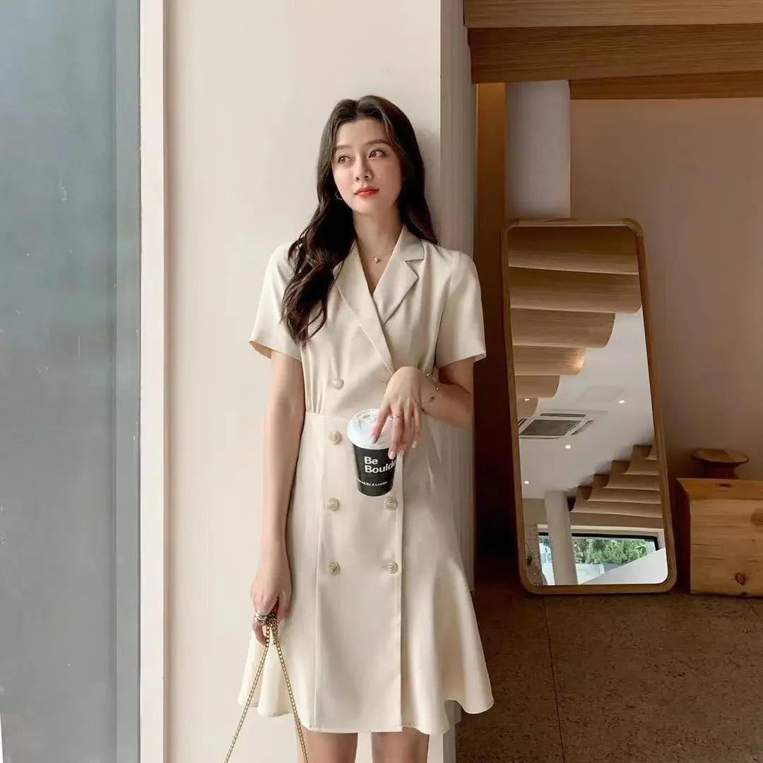 Woman Dress Formal Occasion Clothes Blazer Black Dresses for Women 2025 Short Mini Cheap Casual Sale Outfits Vintage New in Xxl