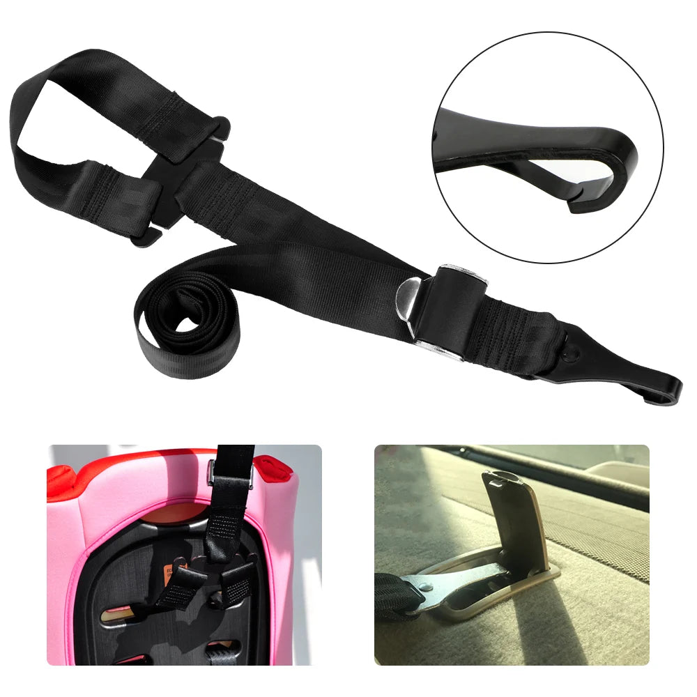 Car Accessories For ISOFIX Guide Grooves Universal Connection Belts Car Safety Seat Interface Child Baby Seat Belts