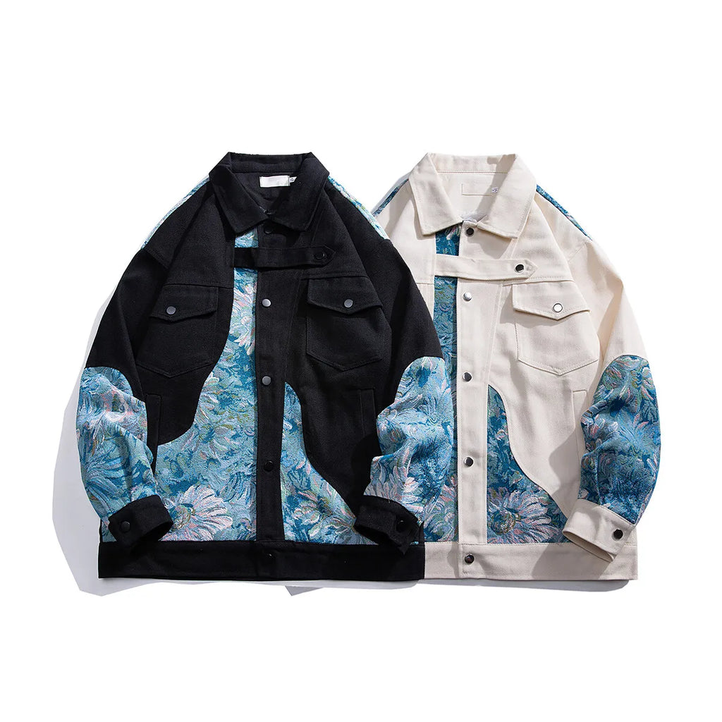 Mens Streetwear Jacket Men Woman Embroidered Jacket Male Outwear Loose Coat Original High Quality Fashion Bomber Jackets