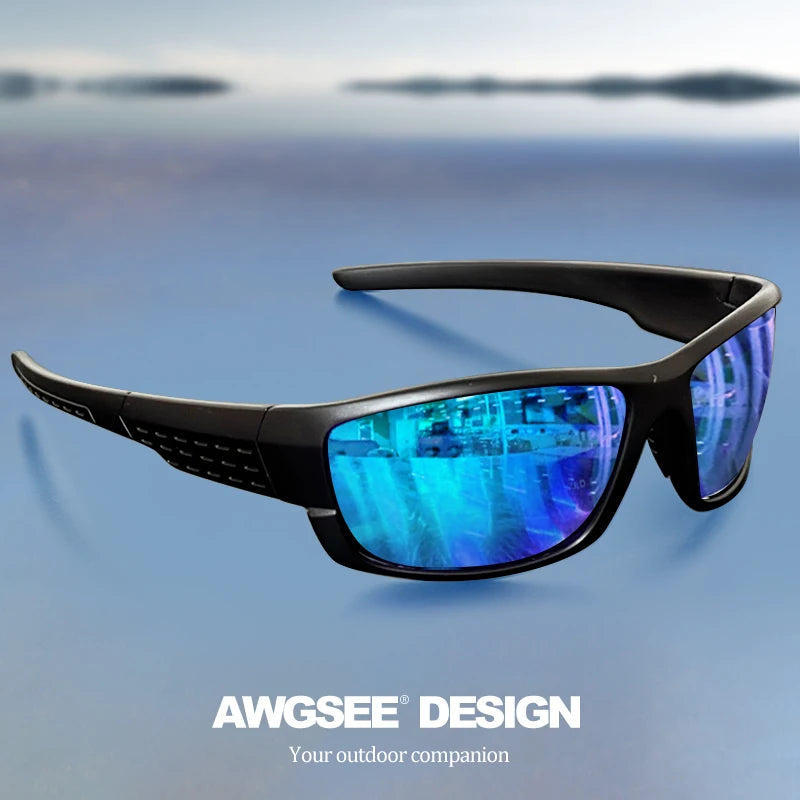 Polarized Sports Sunglasses – High-Quality UV400 for Fishing, Travel, Running & Driving with Color-Changing Lenses