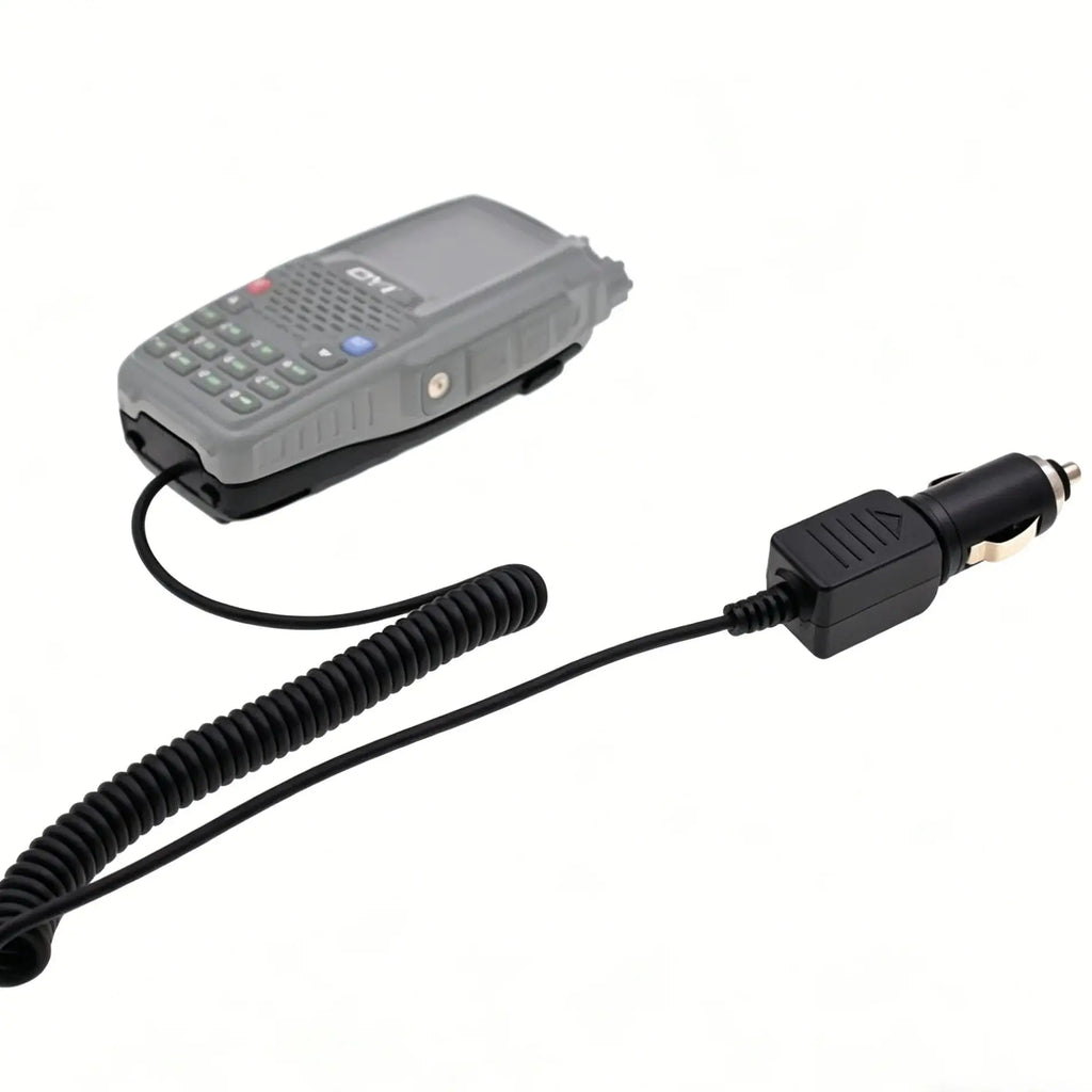 Original Car Charger for QYT KT-8R Battery Eliminator 12V Portable Powerful Walkie Talkie Charger