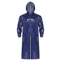 Mens Women's Raincoat Trench Hooded Coat Long Sleeve Front Zipper Lightweight Waterproof Long Jacket Workwear Camping Poncho