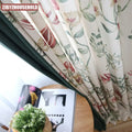 New Cotton Curtain for Living Room Prints Boys 'curtains Green Curtains for Bedroom Fabric Half-light Curtains