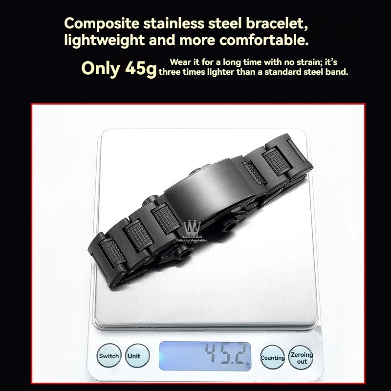 For G-SHOCK Casio 3554 GPR-H1000 series modified lightweight plastic steel watch with sports bracelet men's accessories