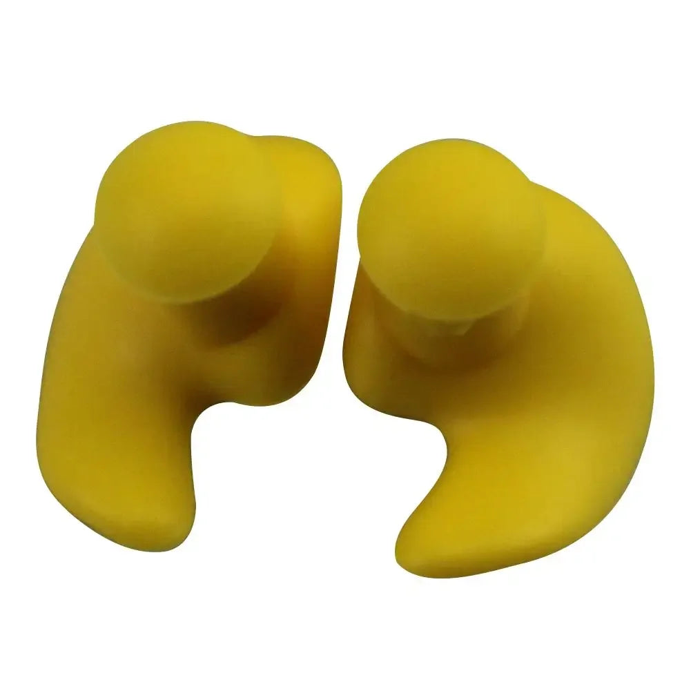 1 Pair Waterproof Silicone Earplugs - Soft Portable Swimming Accessories with Delicate Texture