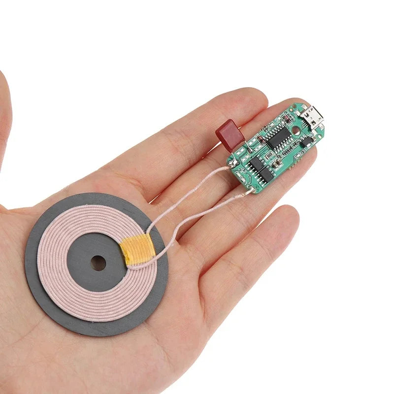 5W/10/15W Universal Portable Fast Charging Wireless Charger PCBA DIY Standard Accessories Transmitter Module Coil Circuit Board
