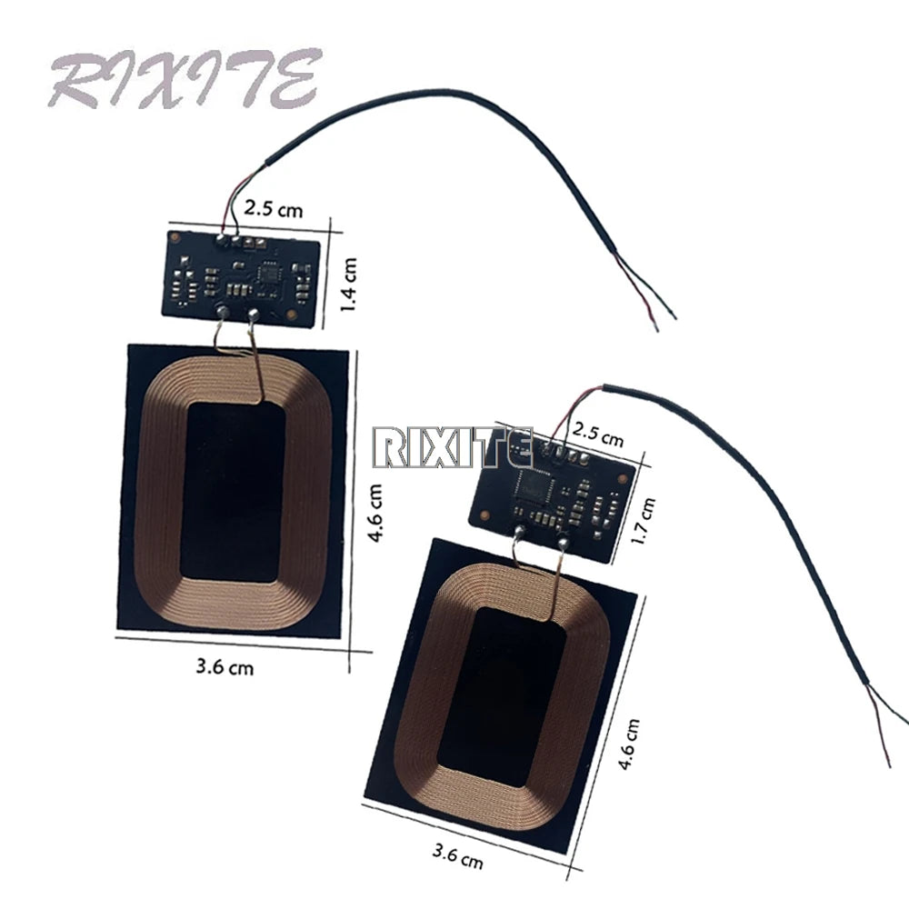 5W/7.5W/10W Wireless Charging Standard Universal Wireless Charger PCBA Circuit Board With Coil DIY Wireless Receive Module