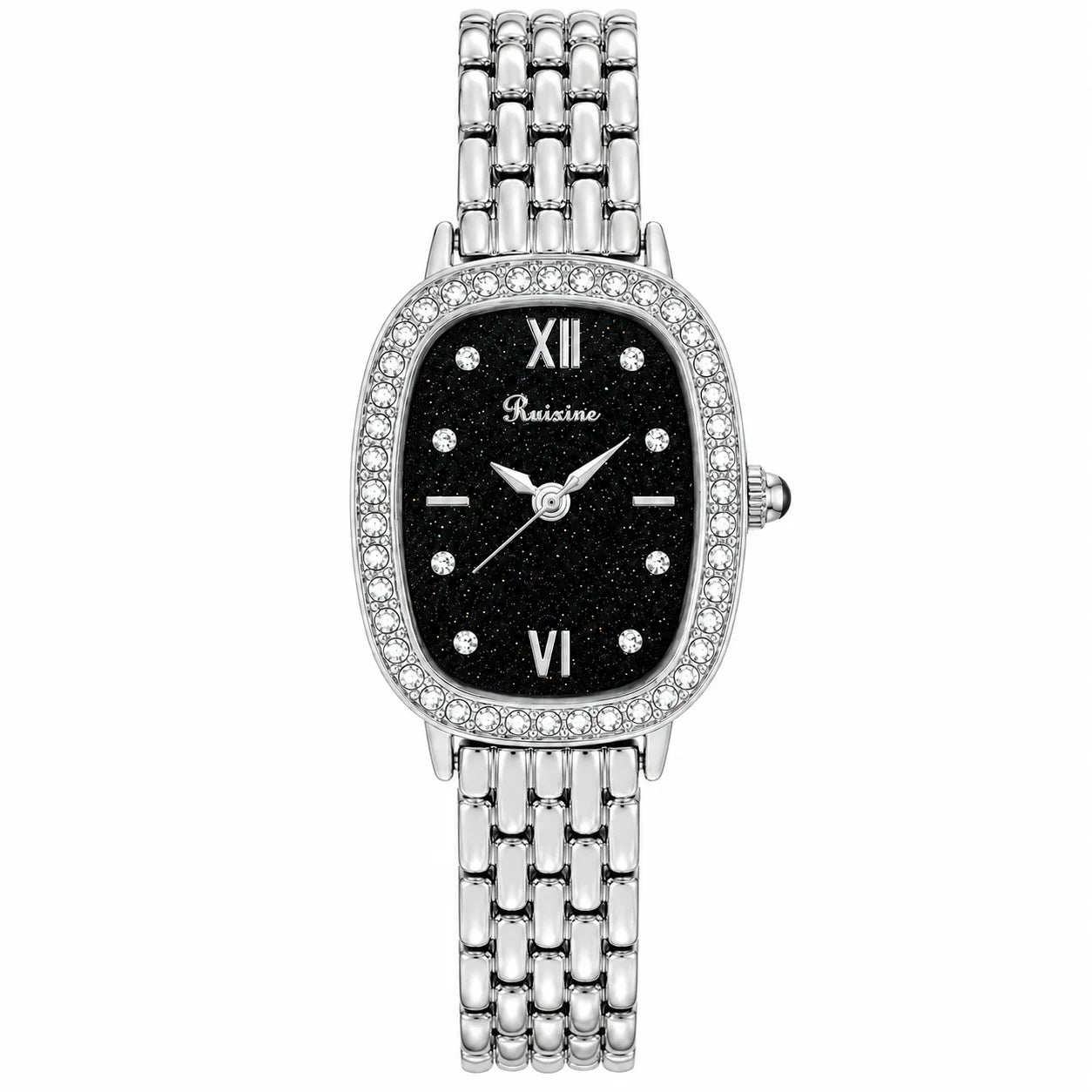 RUIXINE Women's Watches Fashion Casual Small Dail Ladies Quartz Watch Elegant Stainless Steel Girls Dress Wristwatch