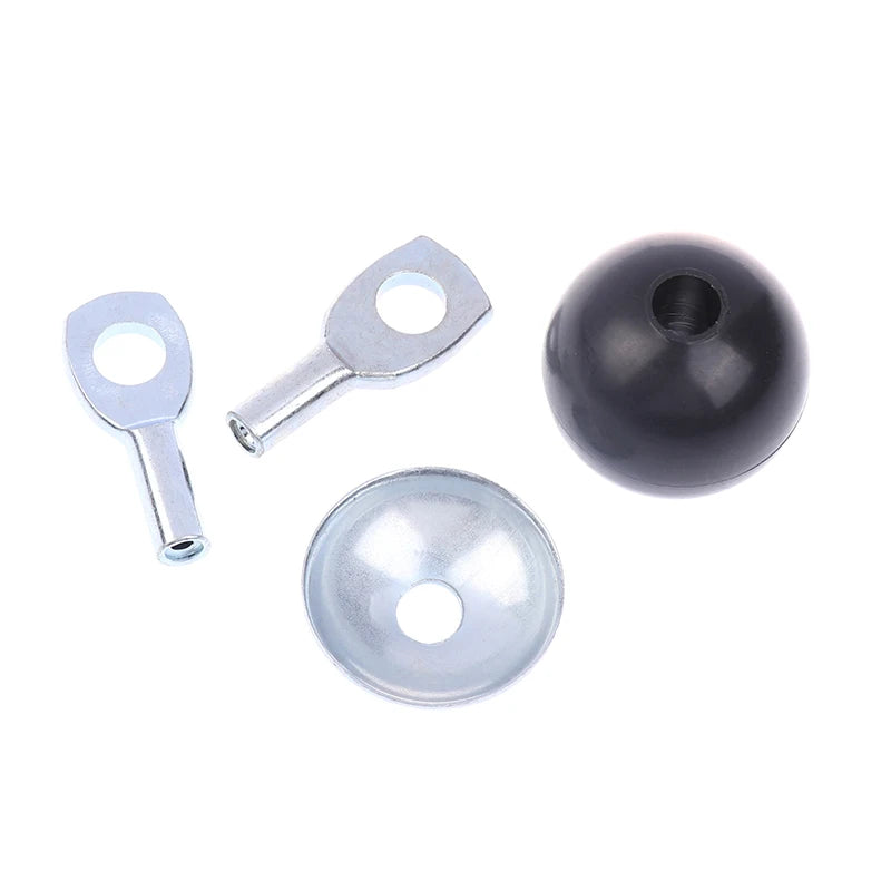 5Pcs Gym Cable Steel Wire Rope Accessories Cable Machine Fitness Equipment Exercise Metal Limit Ball Terminals Gasket