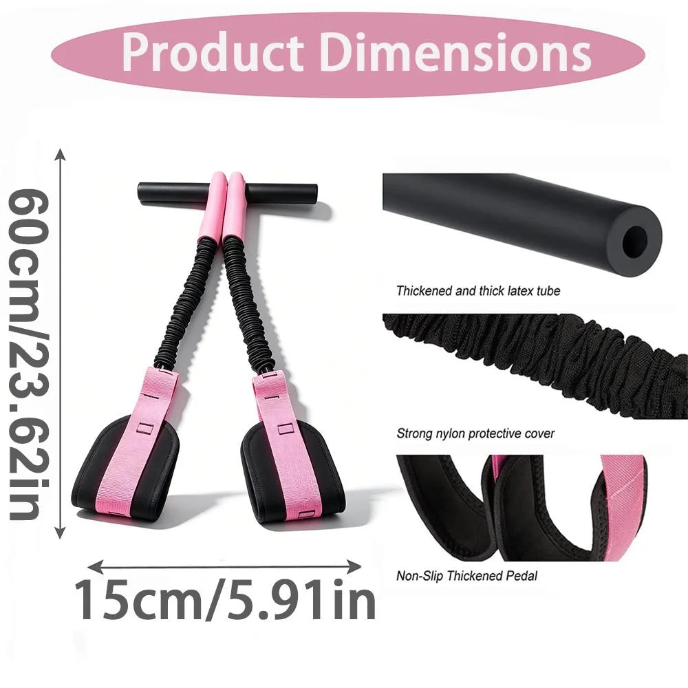 Professional Sit Up Equipment Fitness Resistance Bands Elastic Multi-purpose Stretch Bands AB Training Pedal Exercise Bands Yoga