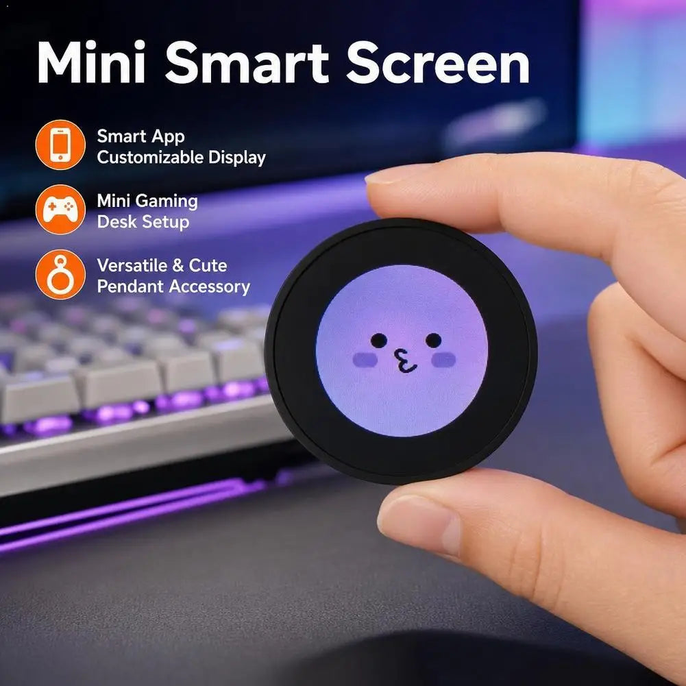 Smart Desktop Companion With 0.9" Screen – APP-Controlled Mini Gadget For Office Study Accessories