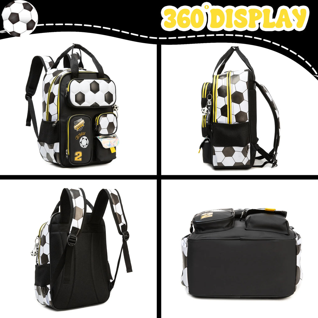 Kids School Backpacks for Boys Backpack with Lunch Bag for Elmentary Students Kids Travel Bookbag for Boys Age 6-12