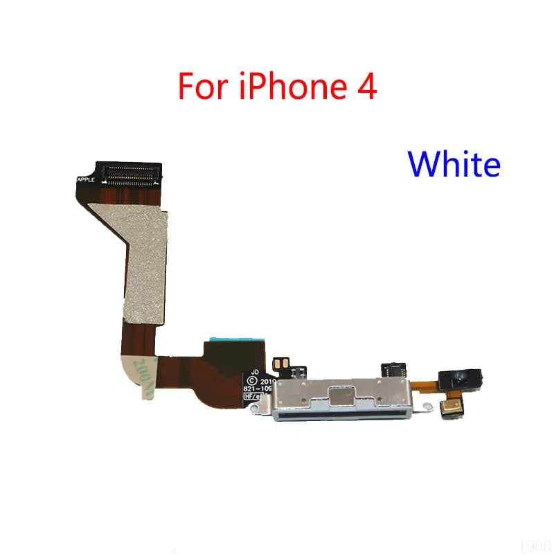 Weiße flexible Leiterplatte für ein iPhone-4-USB-Lade-Dock-Flexkabel, verwendet im USB-Lade-Dock für iPhone 4 und 4s.