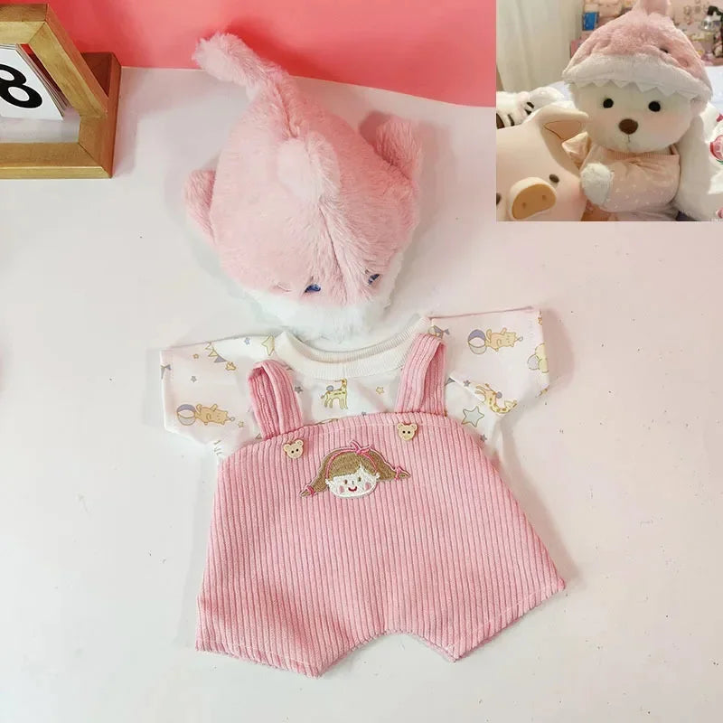 New Sale 30cm Nude Bear And Clothes Kawaii Bear Doll Clothes Soft Bear White Brown Comfortable Cute Cartoon Bear Gift Toys