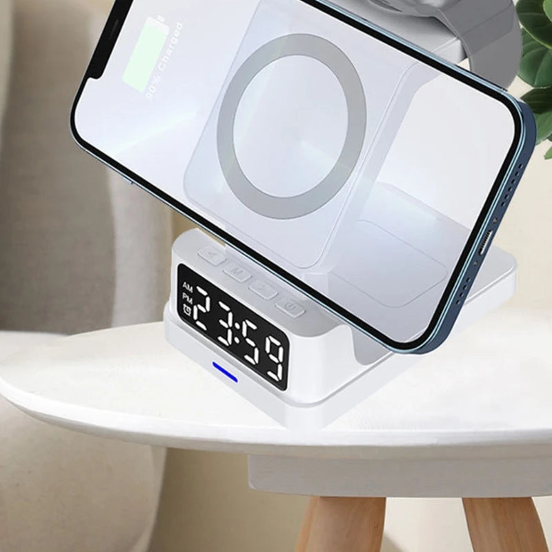Wireless Chargers Phone Charging Station: Chargers Stand Multiple Devices for Cellphone Smartwatch Earphone F19E