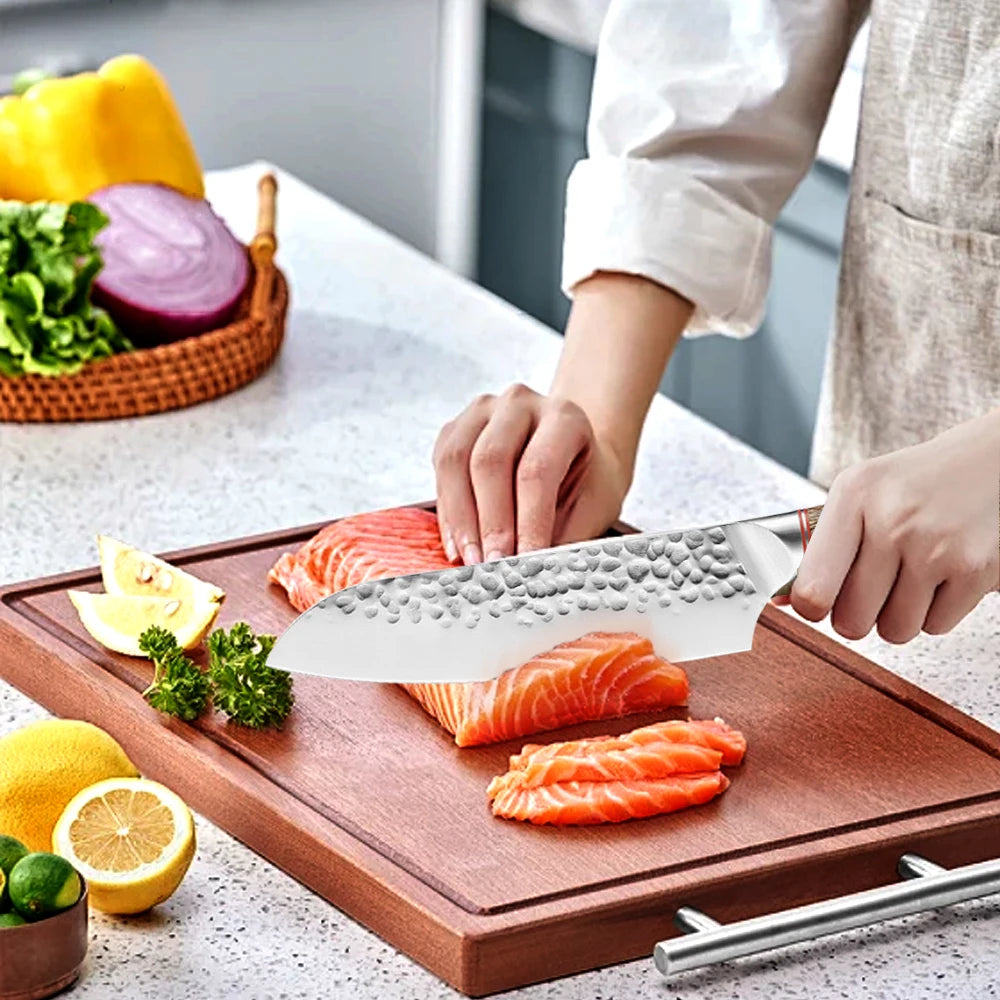 Kitchen Chef Knives Boning Knife Meat Cleaver Knife Hand Forged Hammer Knives Fruit Knife Kitchen Knife Boning for Cooking Tools