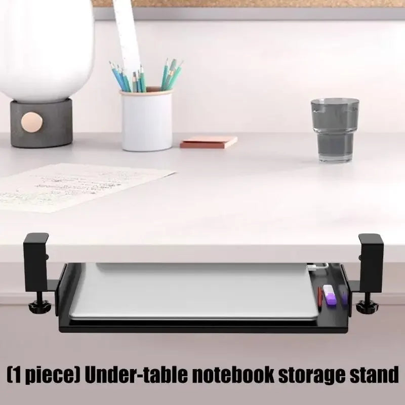 Office Desk Storage Tray Steel Frame Cable Organization space optimizer 87HA