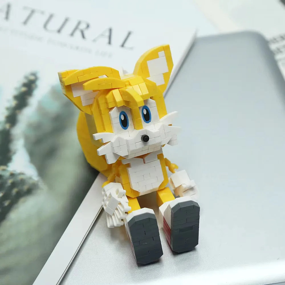 Cartoon Kawaii Building Blocks Particle Desktop Ornaments DIY Assemble Puzzle Toys Halloween Birthday Christmas Gifts