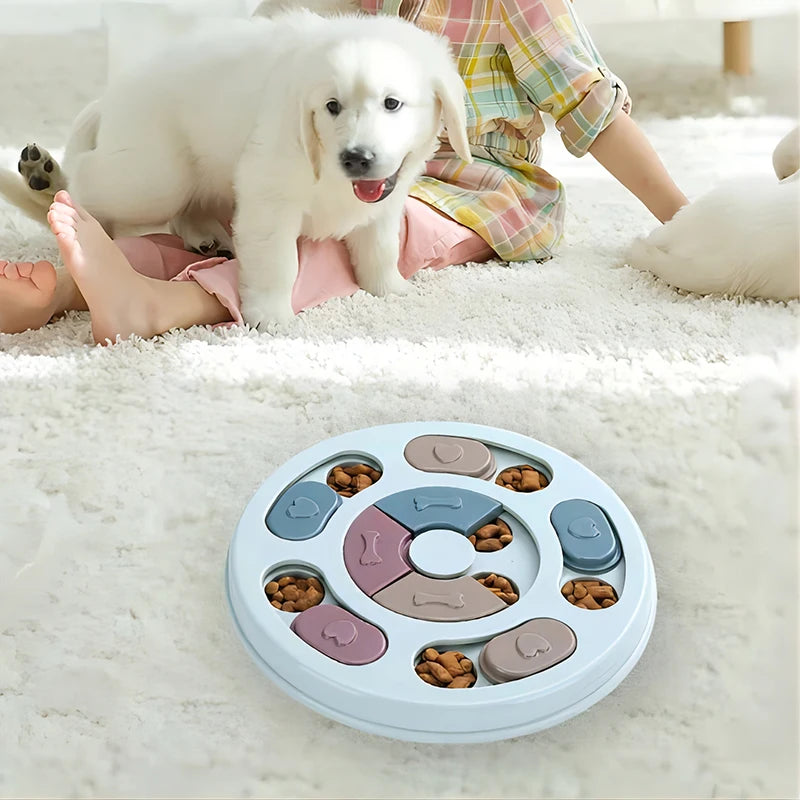 3A-Pet Feeder Dog Educational Toys Increase Puppy Intellectual Food Dispenser Interactive Educational Feeding Toys